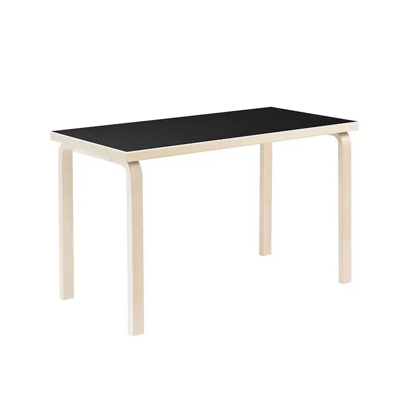 Expédition Rapide Dining Table AALTO 80A Birch / BlackARTEK