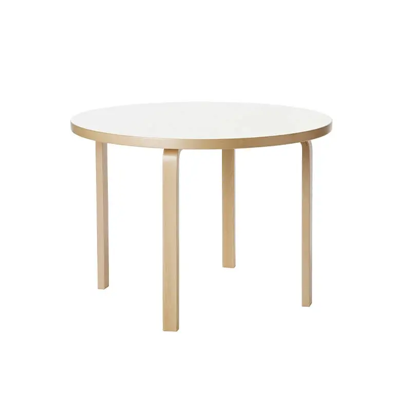 Table AALTO 90A Bouleau / BlancARTEK Livraison Express