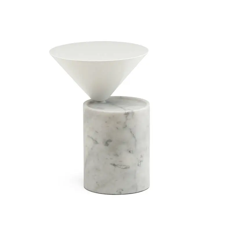 Side Table LAUREL WhiteDE LA ESPADA Prix Choc