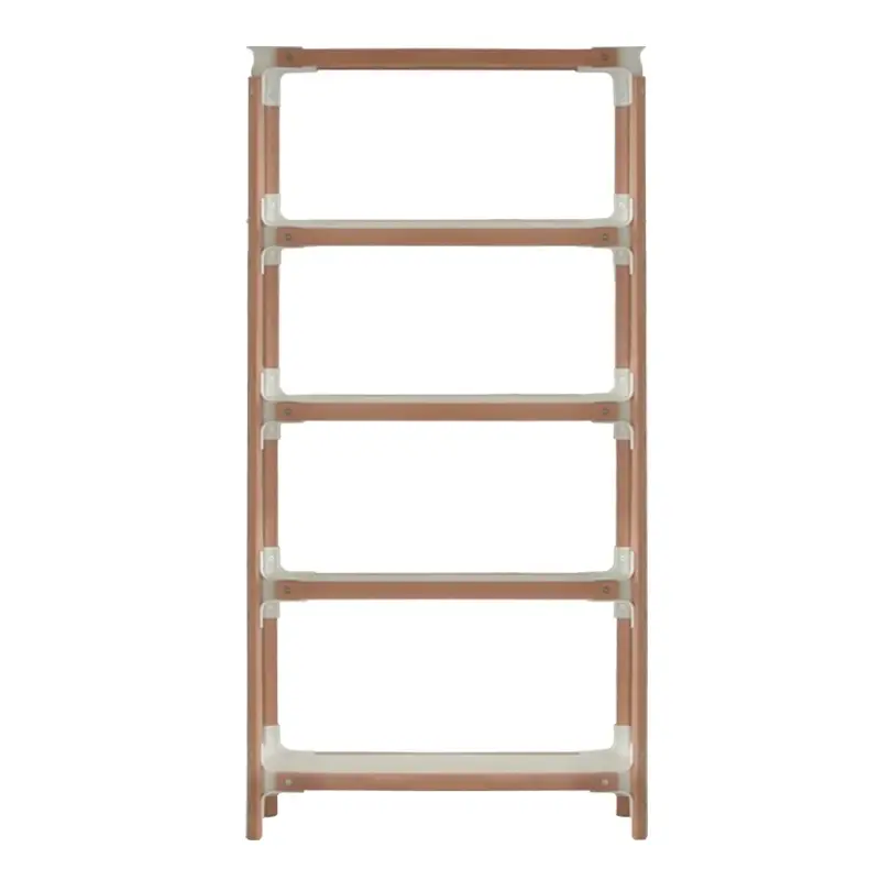 Offre Du Jour Etagère STEELWOOD SHELVING SYSTEM 5 plateaux 1 module Blanc, boisMAGIS