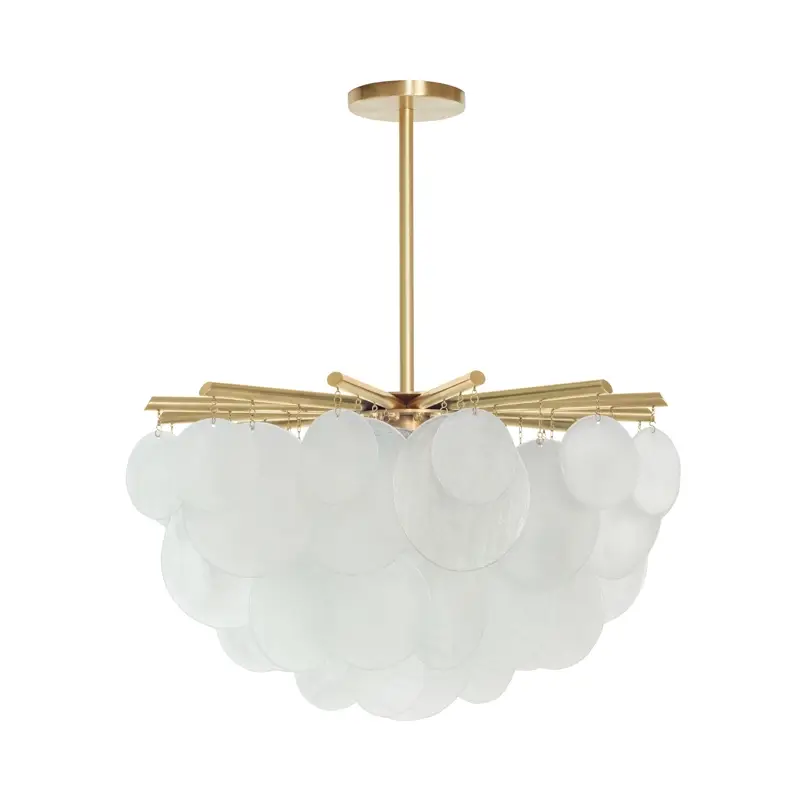 Suspension NIMBUS ROUND Medium Laiton satinéCTO LIGHTING Top Vente
