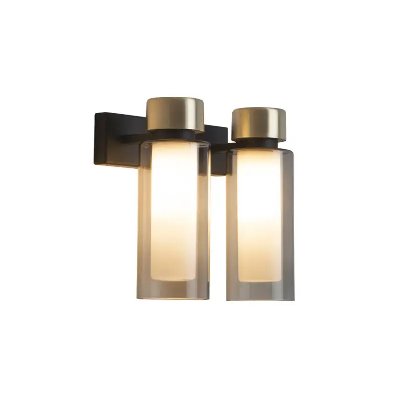 Applique OSMAN 560.42 Laiton brossé / verre transparentTOOY Prix Promo