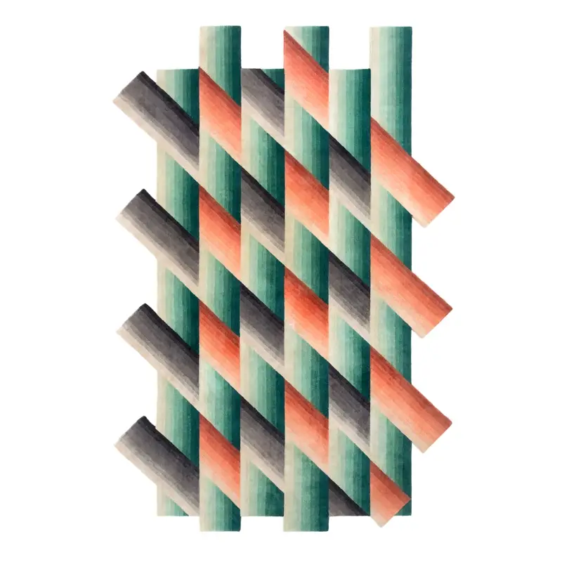 Rug Carpet MIRAGE OrangeGAN Prix Réduit