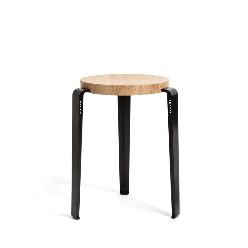 Meilleur Choix Tabouret LOU Chêne Noir graphiteTIPTOE