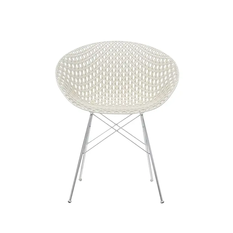 Dining Chair SMATRIK White/ chromeKARTELL Prix Promo