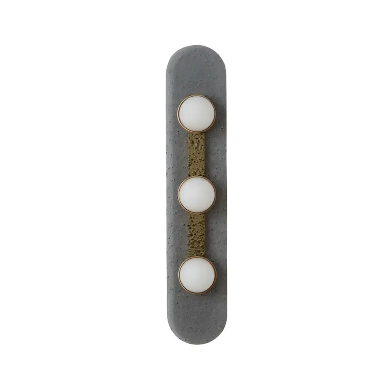 Offre Du Jour Wall light MODULO TRIPLE IP44 Satin-finish brassCTO LIGHTING