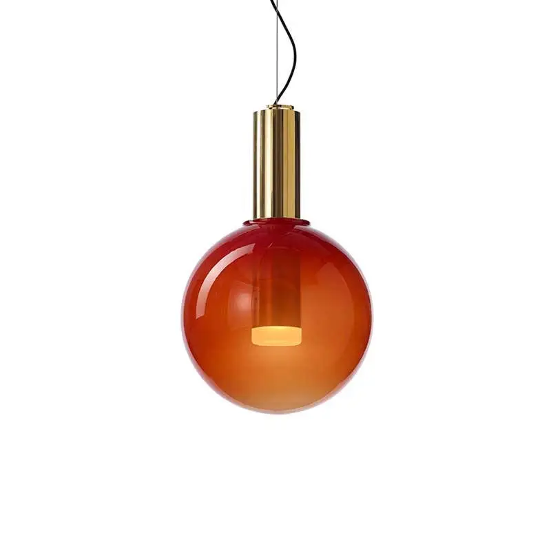 Meilleure Vente Pendant Light PHENOMENA 02 Red/goldBOMMA