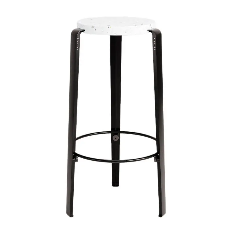 Commander Vite Bar Stool BIG LOU Recycled Plastic Venezia Graphite BlackTIPTOE