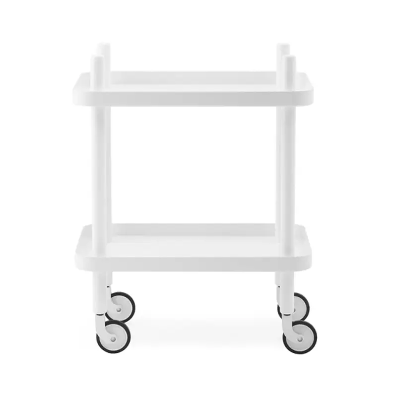 Dernière Chance Trolley BLOCK TABLE White/ whiteNORMANN COPENHAGEN