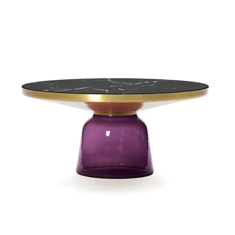 Coffee Table BELL COFFEE Amethyst violet marbleCLASSICON Retour Gratuit