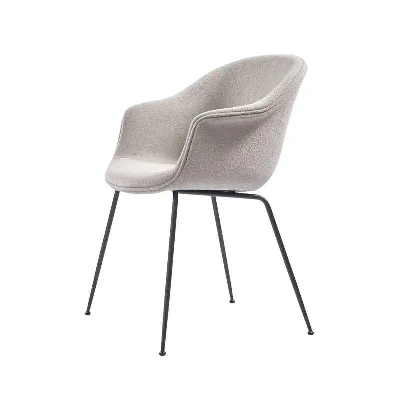 Expédié Aujourd'hui Chaise BAT DINING Light Bouclé Light Bouclé 008GUBI