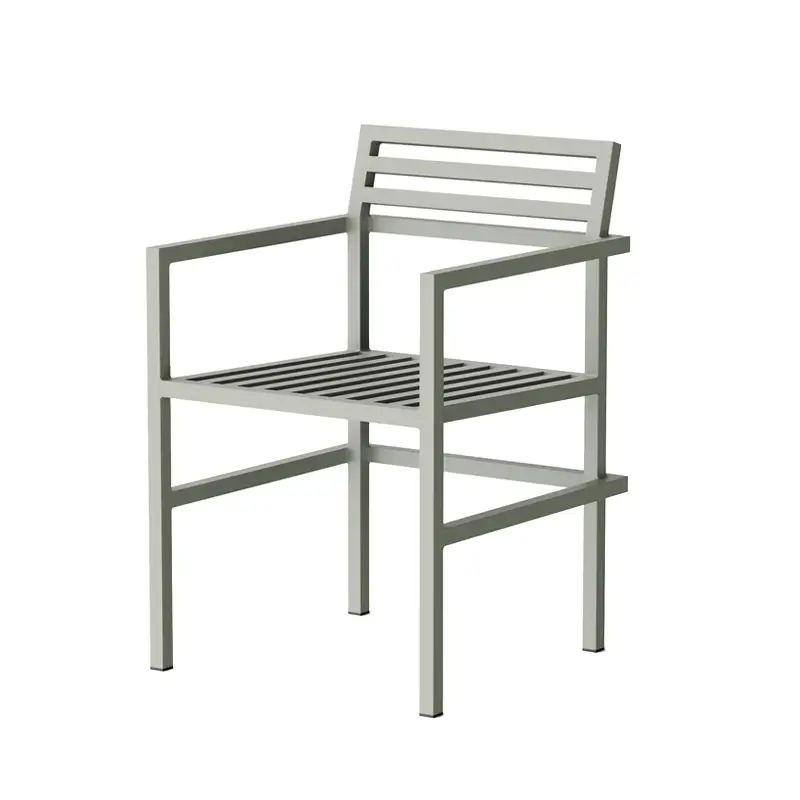 Chaise extérieure Chaise avec accoudoirs 19 OUTDOORS GrisNINE Authentique