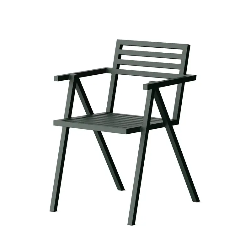 Chaise extérieure Chaise empilable avec accoudoirs 19 OUTDOORS VertNINE Prix Cassé