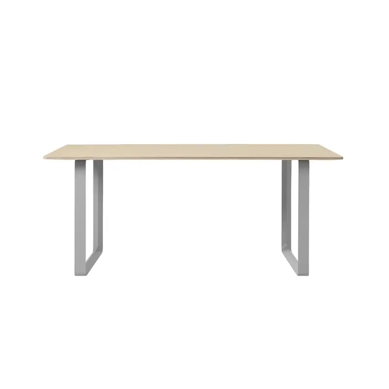 Table 70/70 Chêne contreplaqué Chêne/ grisMUUTO Remise