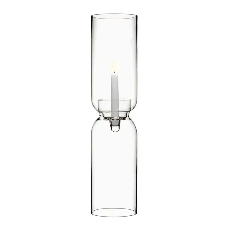 Candle Holder, Candlestick and Candle Candleholder LANTERN TransparentIITTALA Quantité Limitée