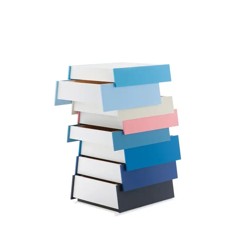 Commande En Gros Storage Unit STACK 8 drawers BlueESTABLISHED & SONS