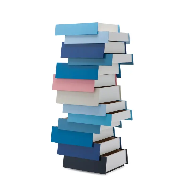 Acheter Direct Meuble de rangement STACK 13 tiroirs BleuESTABLISHED & SONS
