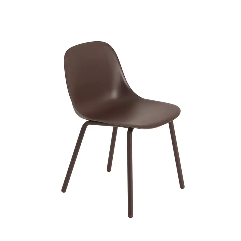 Retour Gratuit Chaise FIBER OUTDOOR Rouge marronMUUTO