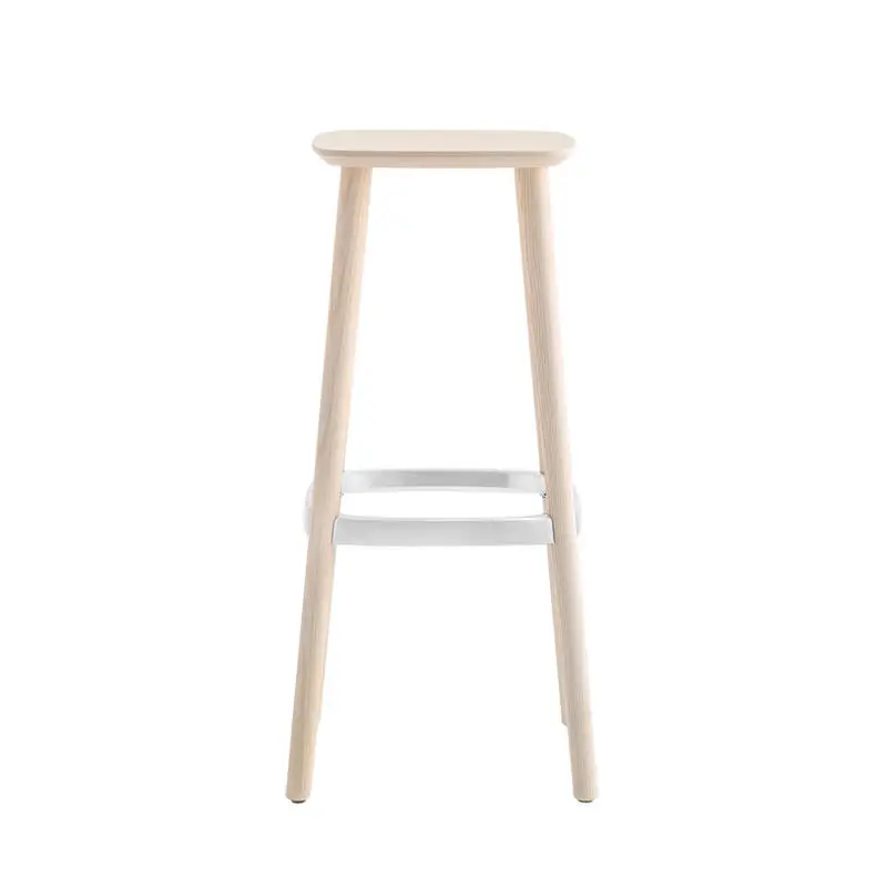 Commande En Gros Tabouret haut BABILA STOOL 2706 Frêne blanchi/ blancPEDRALI