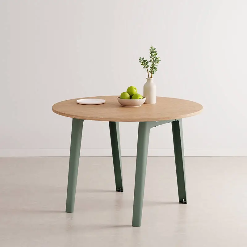 Table NEW MODERN Chêne Ø 110 Gris EucalyptusTIPTOE Acheter En Ligne