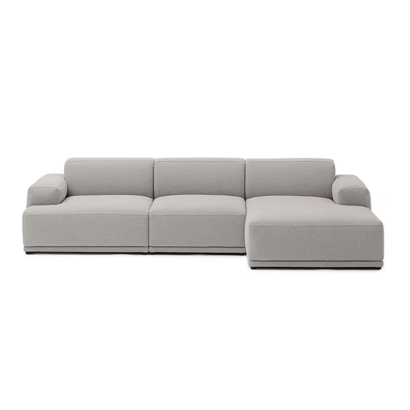 Sofa CONNECT SOFT 3 seater with chaise longue Clay 12MUUTO Dernier Modèle