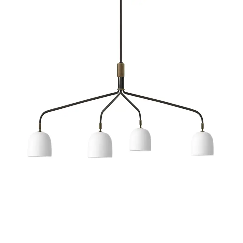 Suspension HOWARD 4 bras longs Bone ChinaGUBI Nouvel Arrivage