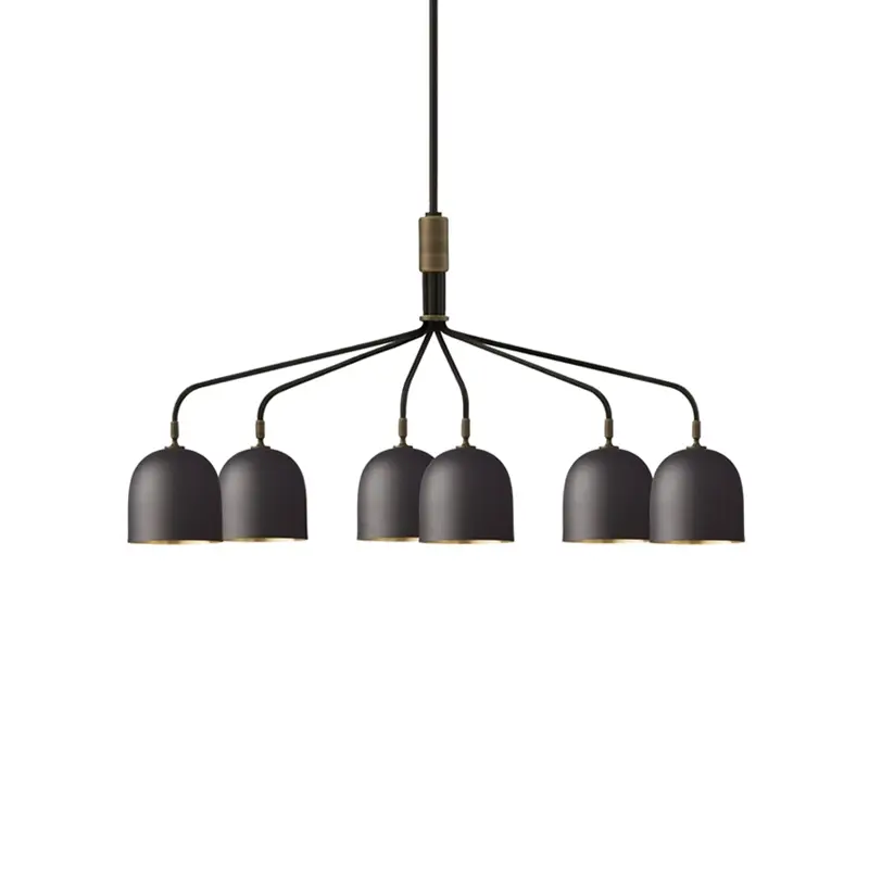Pas Cher Pendant Light HOWARD 6 arms GunmetalGUBI