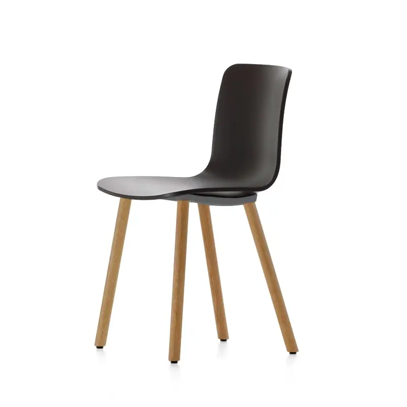 Haute Qualité Dining Chair HAL RE WOOD Black REVITRA