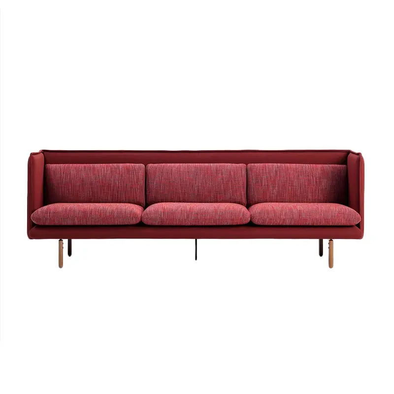Populaire Sofa REW 248 L Bordeaux 2779/ 64519/ walnut legsSANCAL
