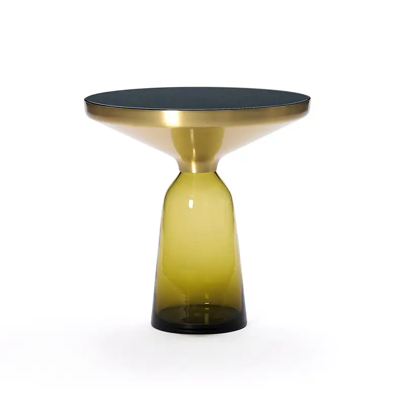 Table d'appoint guéridon BELL SIDE TABLE Jaune TopazCLASSICON Prix Choc