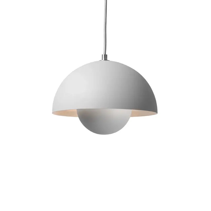 Livraison Express Pendant Light FLOWERPOT VP1 Matt light greyAND TRADITION