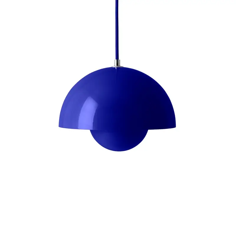 Pendant Light FLOWERPOT VP1 Cobalt blueAND TRADITION Usine Directe