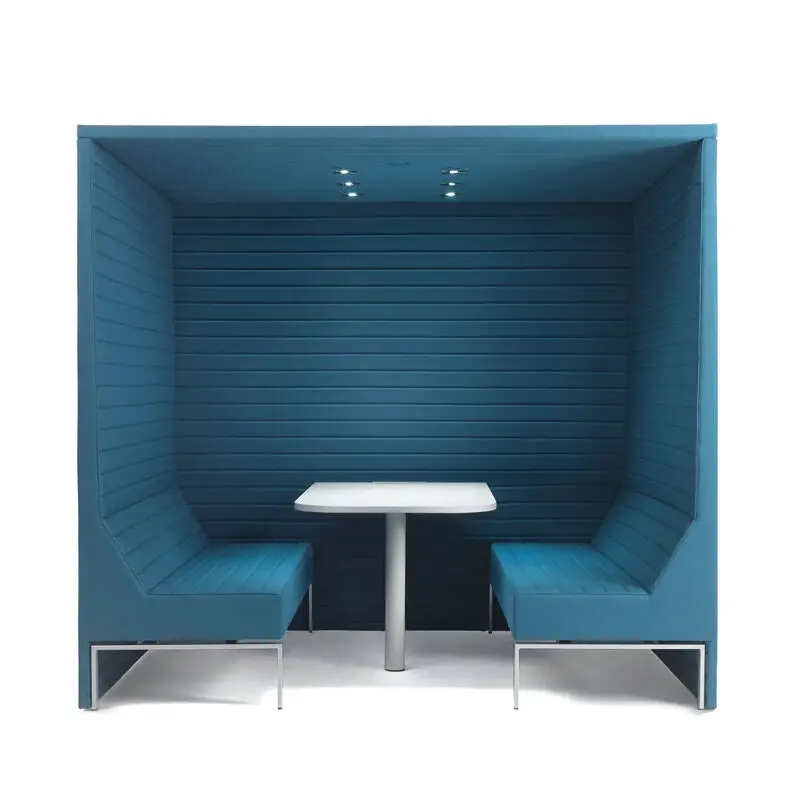 Meeting Booth STRIPES BOX with Tonga roof YS160MARELLI Meilleur Prix