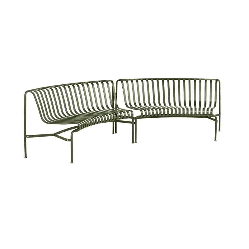 Promotion Saisonnière Outdoor Bench PALISSADE PARK IN/IN bench OliveHAY