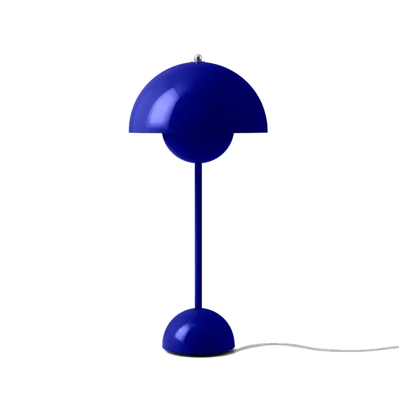 Lampe à poser FLOWERPOT VP3 Bleu cobaltAND TRADITION Meilleur Choix