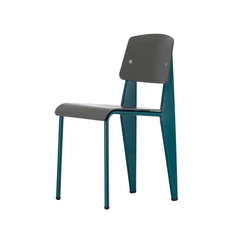 Dining Chair STANDARD SP Basalt/ Prouvé Dynasty BlueVITRA Achat Immédiat