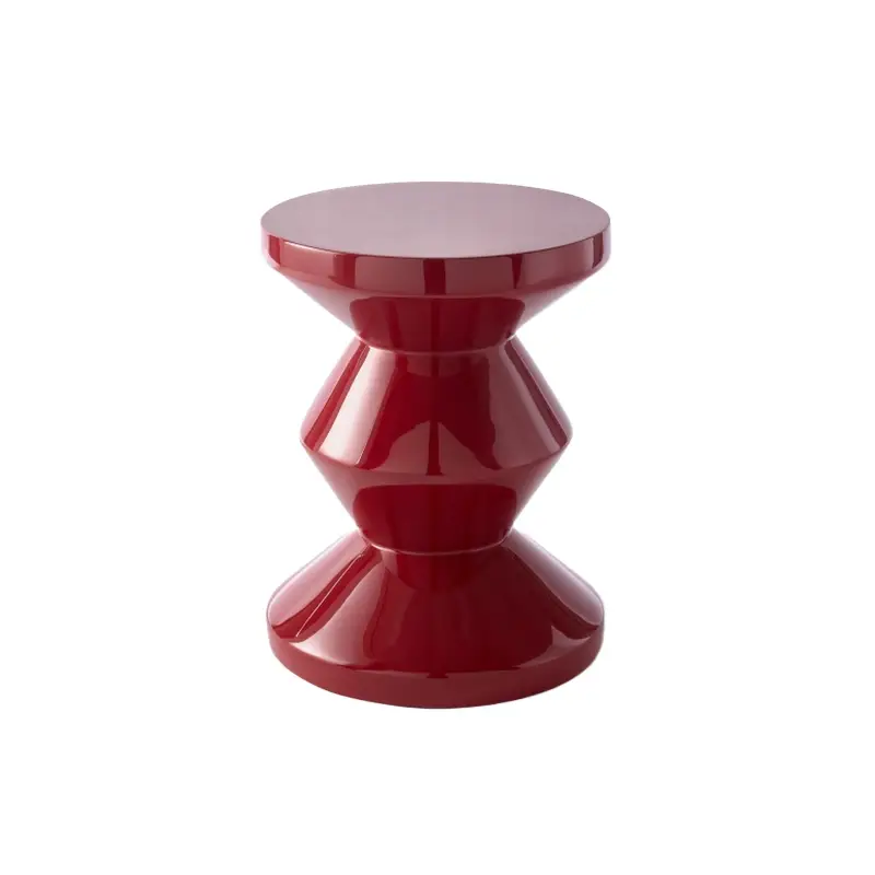 Stool ZIG ZAG Bordeaux redPOLSPOTTEN Commander Maintenant