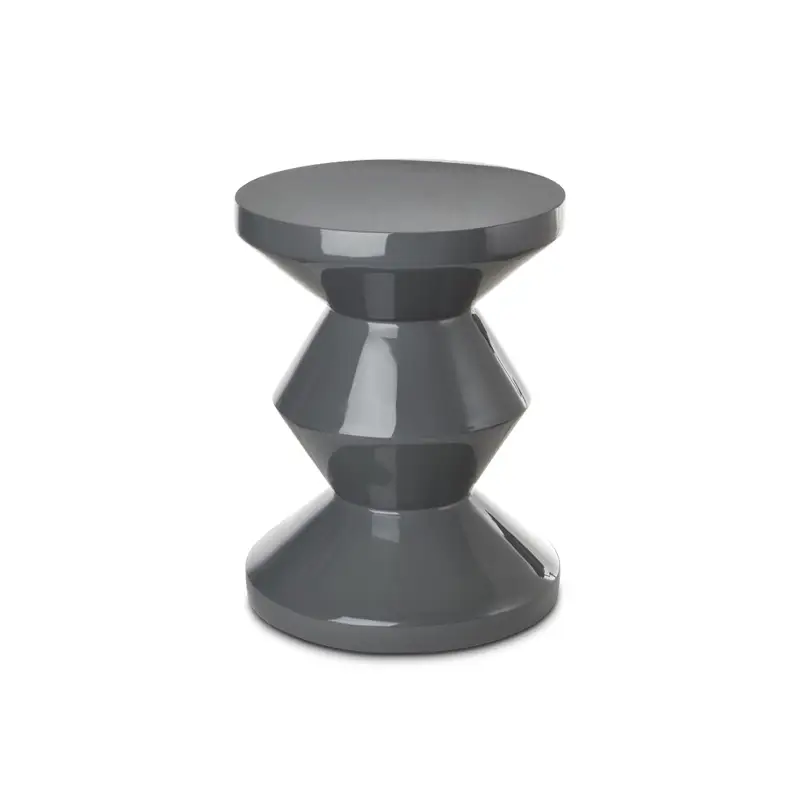 Prix Cassé Stool ZIG ZAG Dark greyPOLSPOTTEN
