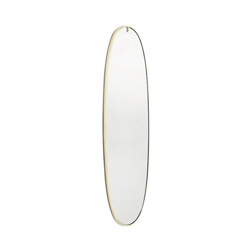 Mirror LA PLUS BELLE Brushed gold mirror FLOS Populaire
