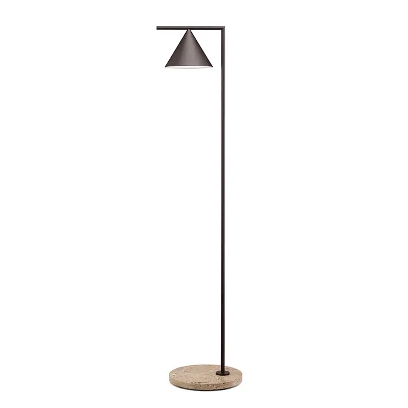 Offre Limitée Lampadaire CAPTAIN FLINT OUTDOOR Marron foncé/ tavertin impérialFLOS