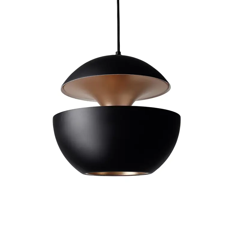 Pendant Light HERE COMES THE SUN 450 Black & copperDCW EDITIONS Soldes