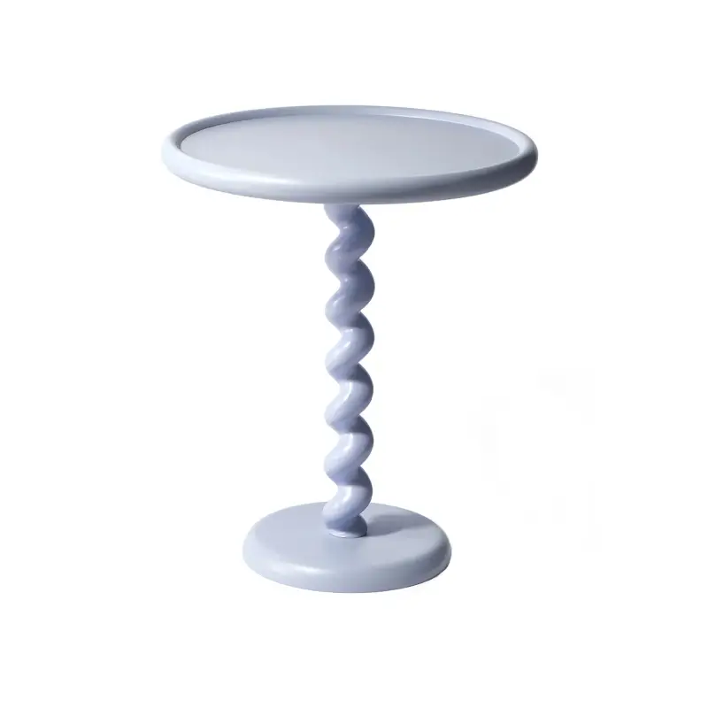 Nouvel Arrivage Table d'appoint guéridon TWISTER Bleu clairPOLSPOTTEN