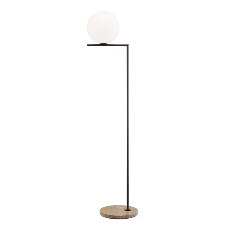 Lampadaire IC F2 OUTDOOR Marron foncé/ tavertin impérialFLOS Prix Réduit