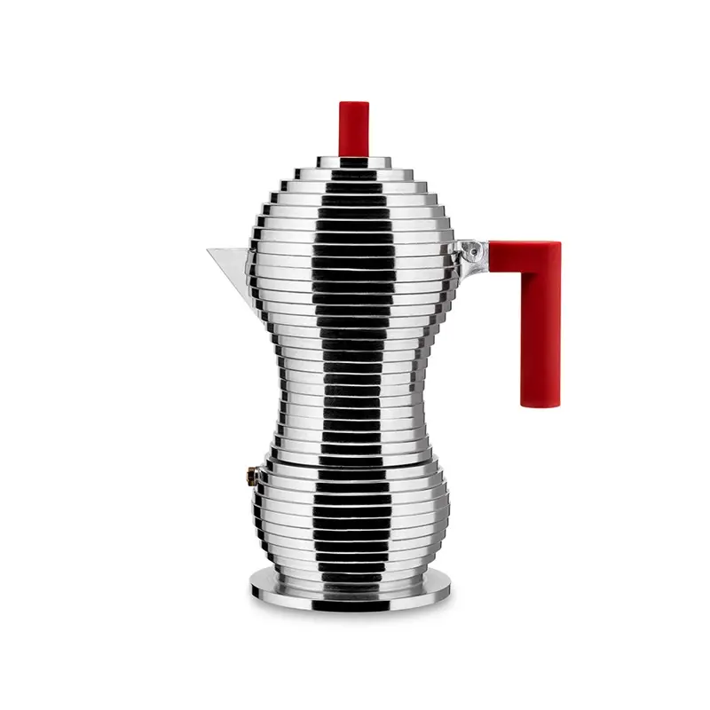 Coffee & Tea PULCINA 6-cup espresso maker RedALESSI Offre Exclusive