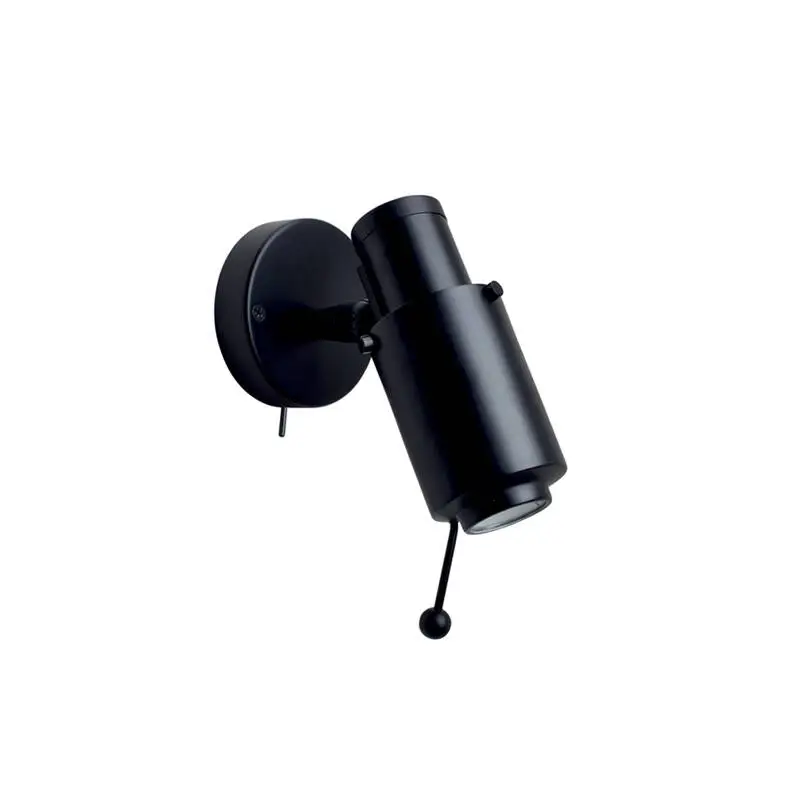 Nouvelle Collection Applique BINY SPOT avec interrupteur NoirDCW EDITIONS