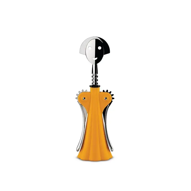 Kitchen Accessory Corkscrew ANNA G. YellowALESSI Paiement Sécurisé