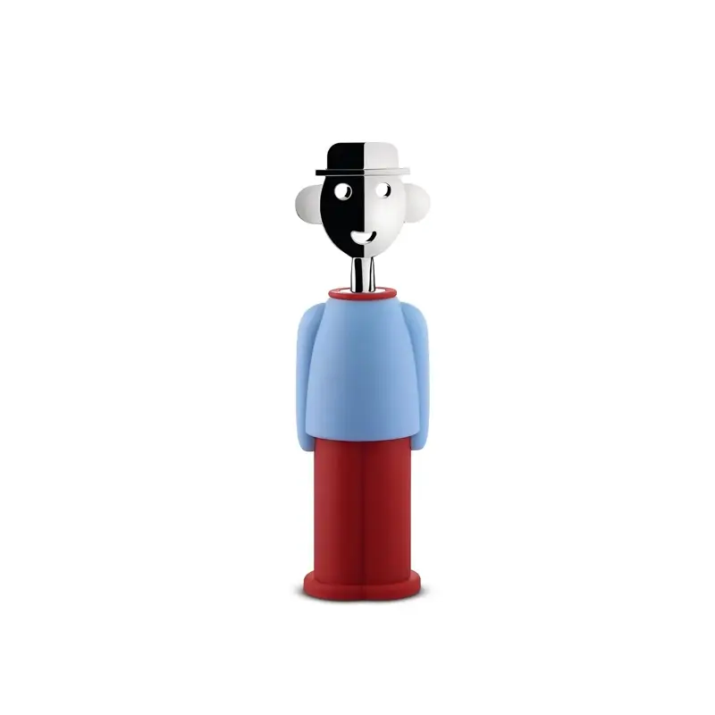 Seulement Aujourd&rsquo;hui Kitchen Accessory Corkscrew ALESSANDRO M. Light blue and redALESSI