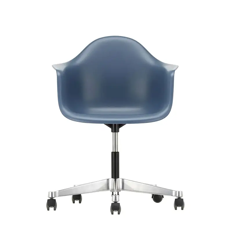 Prix Choc Fauteuil de bureau EAMES PLASTIC ARMCHAIR PACC Bleu de mer REVITRA