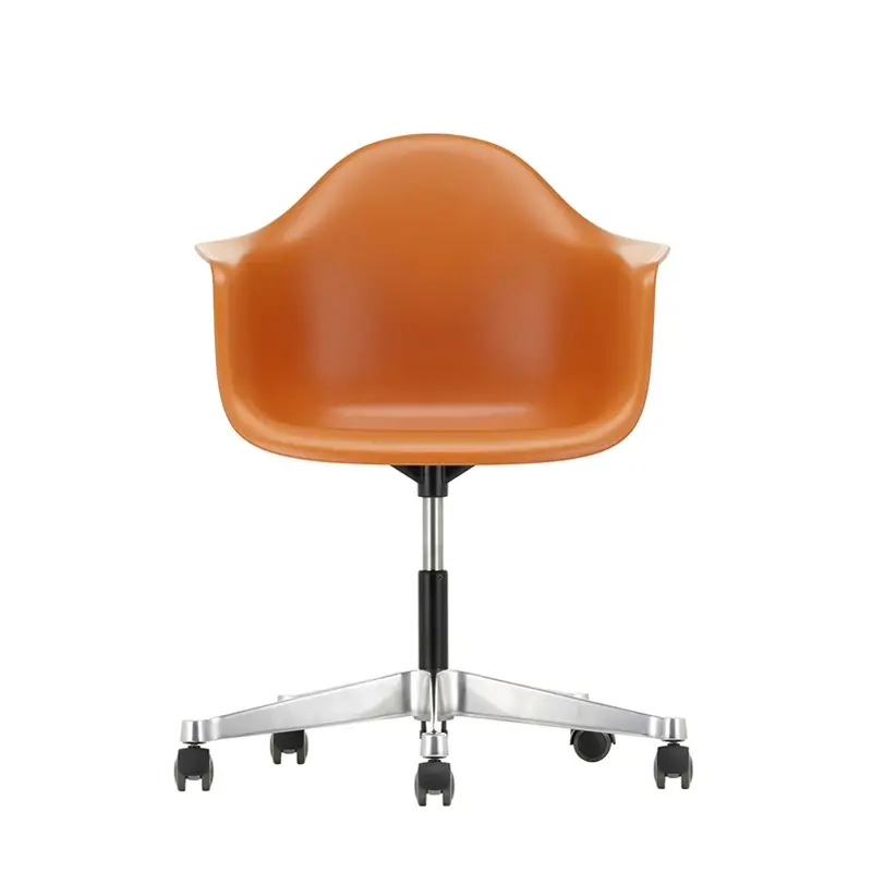 Office Chair EAMES PLASTIC ARMCHAIR PACC Rust Orange REVITRA Soldes