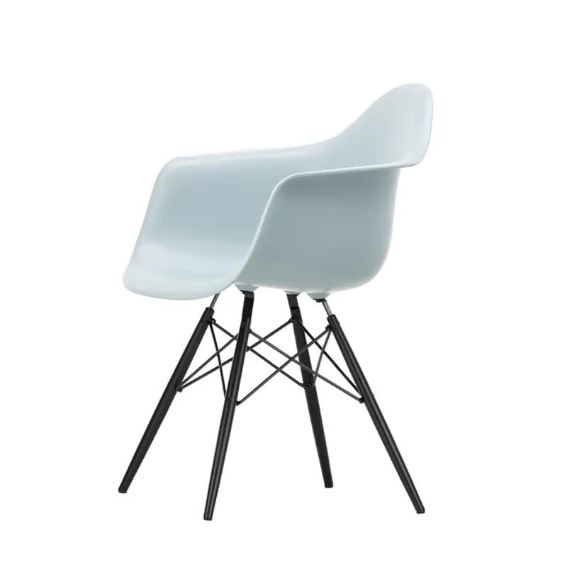 Chaise EAMES PLASTIC ARMCHAIR DAW Gris bleuté REVITRA Satisfait Ou Remboursé